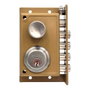 Serrure en applique Micel Acier Gauche