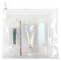 Cosmetic Club Kit de Manucure avec 4 Accessoires et Nécessaire Iridescent