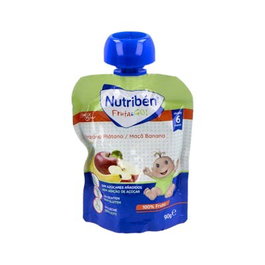 NUTRIBEN FRUTA AND GO ! Pomme-Banane 90g