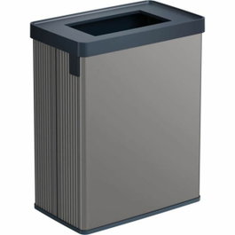 Curver Poubelle de Tri VERTO 54 L Gris Perle