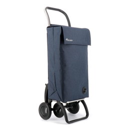 Rolser Carro de la compra sbelta tweed 4.2 bleu marine, 44L, pliable, 25 kg