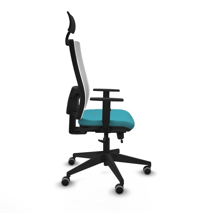 Chaise de Bureau avec Appui-tête Piqueras y Crespo 1D066G1 Turquoise