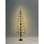 Sapin de Noël Home ESPRIT Noir Métal