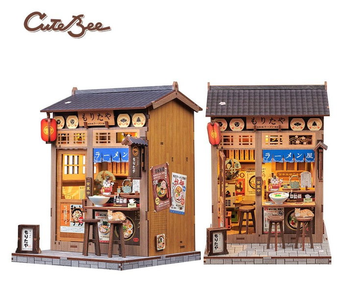 Figurine Model Kit Miniature House Morita-Ya 21 x 16 cm