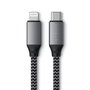 Satechi Câble de Charge USB-C vers Lightning MFi (25 cm, 60W Max) pour iPhone - Charge Rapide