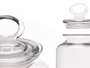 Pasabahce Tarro Kitchen 2640 ml en verre transparent avec couvercle silicone 14 x 25,5 x 14 cm (Set de 6)