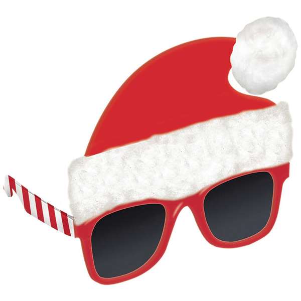 Liragram Accessoire de Lunettes avec Bonnet de Père Noël pour Déguisement - Âge Minimum Recommandé : 3 ans Liragram Accessoire de Lunettes avec Bonnet de Père Noël pour Déguisement - Âge Minimum Recommandé : 3 ans