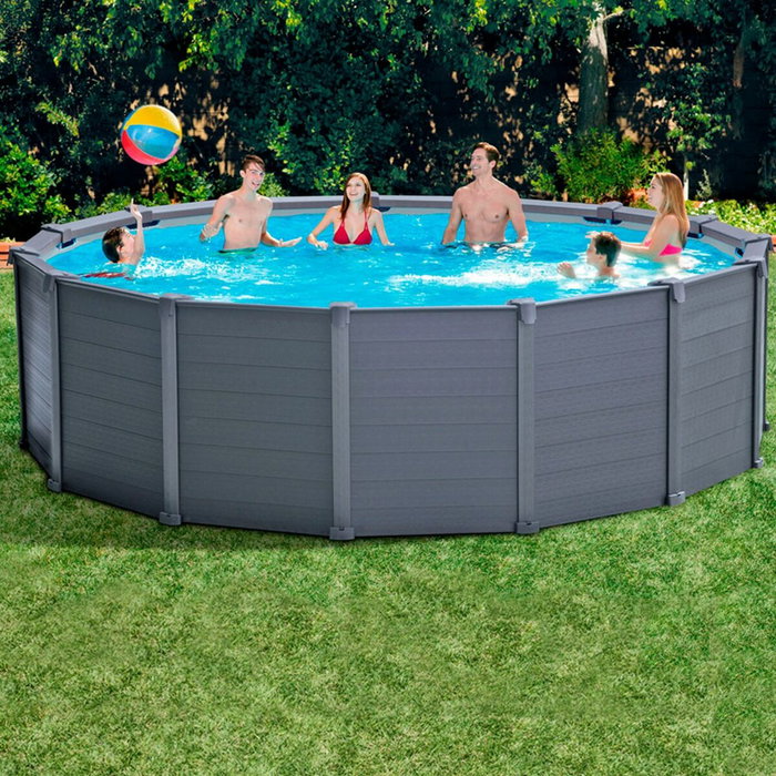 Piscine Circulaire avec Épurateur Intex 478 x 124 cm 16.500 l Ronde