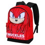 Karactermania Mochila HS FAN 2.2 Knuckles Sight, 31 x 18 x 44 cm, Sac à Dos Urbain en Ripstop et Polyester, Compartiment Principal, Rouge