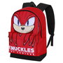 Karactermania Mochila HS FAN 2.2 Knuckles Sight, 31 x 18 x 44 cm, Sac à Dos Urbain en Ripstop et Polyester, Compartiment Principal, Rouge