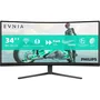Philips 34M2C3500L/00 - Écran PC Gamer Incurvé 34" WQHD (3440x1440) - Dalle Fast VA, 180 Hz, 1 ms, HDR - Moniteur Gaming