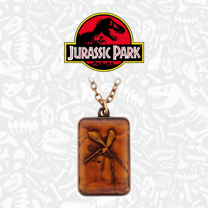 Jurassic Park collier avec pendentif en ambre Limited Edtiton Jurassic Park collier avec pendentif en ambre Limited Edtiton