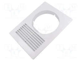 DOSPEL S.A. Grille de ventilation en ABS blanc, 250x180x30mm (Lot de 20)
