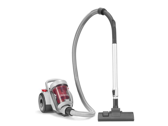 Argon Aspirateur Turbo Roues Gris Rouge 900 W 36x27x25 cm Plastique Métal