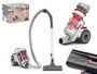 Argon Aspirateur Turbo Roues Gris Rouge 900 W 36x27x25 cm Plastique Métal