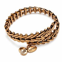 Alex And Ani Bracelet Vintage Doré 20cm