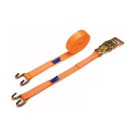 PATACHO Sangle d'arrimage avec cliquet polyester orange 35 mm x 4 m