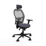 Piqueras y Crespo Chaise de Bureau Jorquera 3D036N2 Gris foncé