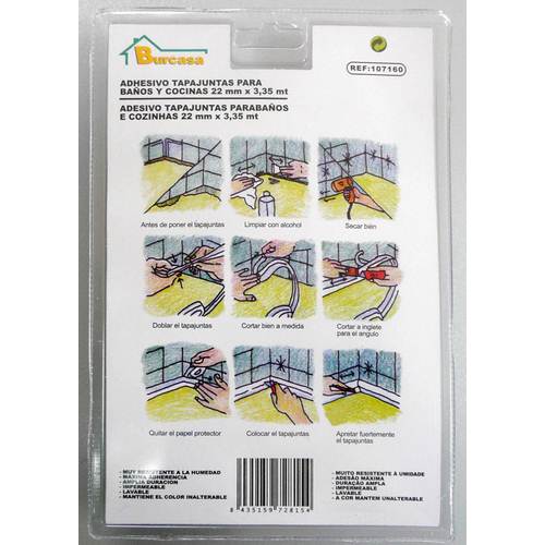Burcasa Adhésif spécial tapa juntas 22mm x 3,35m