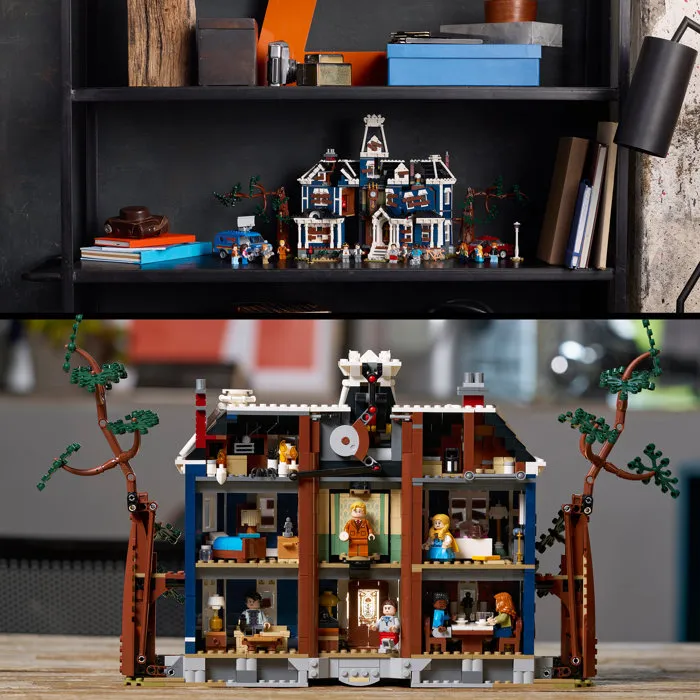 LEGO Icons 11370 Stranger Things : la Maison Creel - Set de Construction Adulte avec 13 Personnages - Cadeau