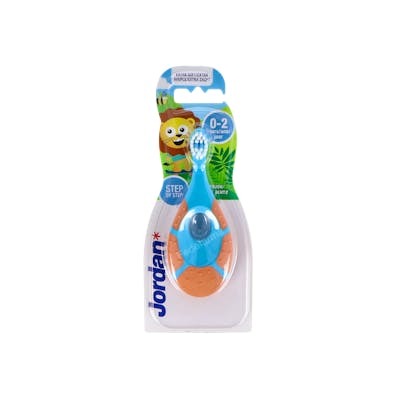 JORDAN I Brosse à dents bébé 0 à 2 ans - Brossette petite taille pour premières dents JORDAN I Brosse à dents bébé 0 à 2 ans - Brossette petite taille pour premières dents