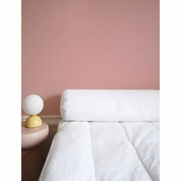 Toison D'Or Traversin Pollux Blanc, 160 cm, Confort Ferme, Percale Coton, Housse Anti-acarien