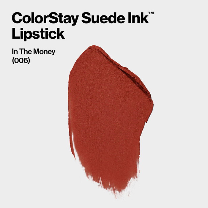 Revlon Mass Market Rouge à Lèvres COLORSTAY SUEDE INK n° 06 - In The Money 2,55 ml Teinte Mate Longue Tenue 8H