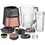 Sencor SBU 7676GD - Blender Super Puissant 1500W avec Mélange sous Vide, 8 Lames Acier, 7 Programmes pour Smoothies, Fruits, Légumes et Noix