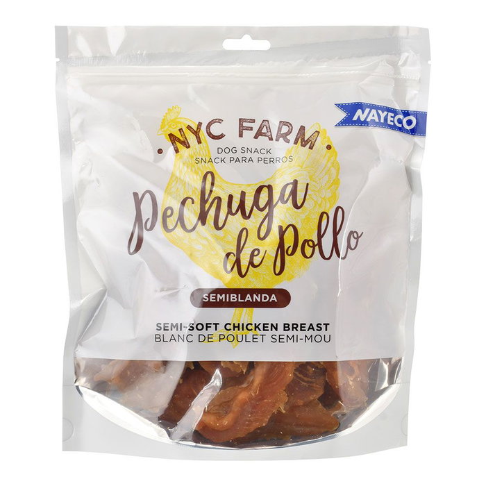 Nayeco Snack NYC Farm, poitrine de poulet semiblanda 12 cm 500 g
