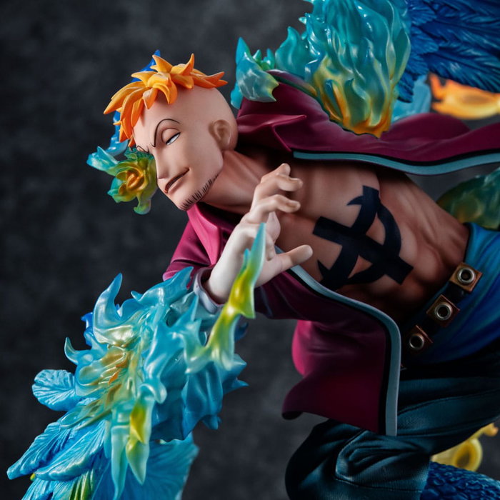 One Piece statuette PVC P.O.P. MAS Maximum Marco the Phoenix Leader of 1st group of Whitebeard Pirates 32 cm One Piece statuette PVC P.O.P. MAS Maximum Marco the Phoenix Leader of 1st group of Whitebeard Pirates 32 cm