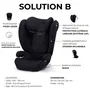 Cybex Siège auto Solution B i-Fix - Groupe 2/3 pour enfant 3-12 ans (15-50 kg, 100-150 cm), homologué R129/03, protection L.S.P., installation ISOFIX - Noir