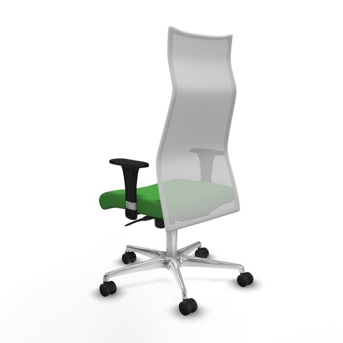 Piqueras y Crespo Chaise de Bureau Albacete XL Vert et Blanc
