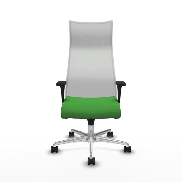 Piqueras y Crespo Chaise de Bureau Albacete XL Vert et Blanc