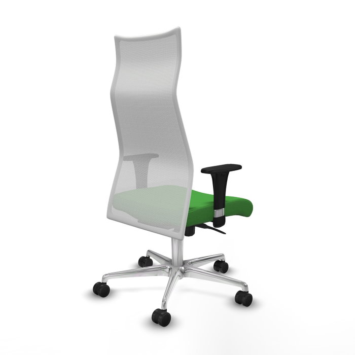 Piqueras y Crespo Chaise de Bureau Albacete XL Vert et Blanc
