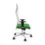 Piqueras y Crespo Chaise de Bureau Albacete XL Vert et Blanc
