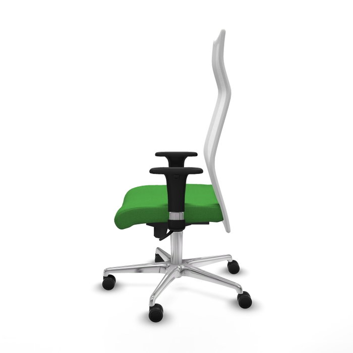 Piqueras y Crespo Chaise de Bureau Albacete XL Vert et Blanc