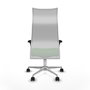 Piqueras y Crespo Chaise de Bureau Albacete XL Vert et Blanc