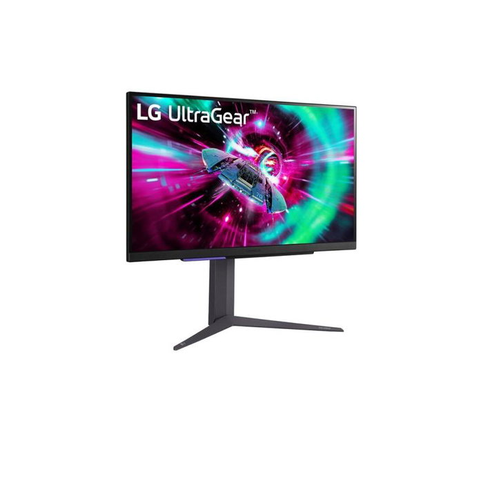LG 27GR93U-B Moniteur Gaming 4K 27 Pouces 160 Hz HDMI 2.1 G-Sync Compatible FreeSync Premium Pro, Réf. 27GR93U-B.AEU