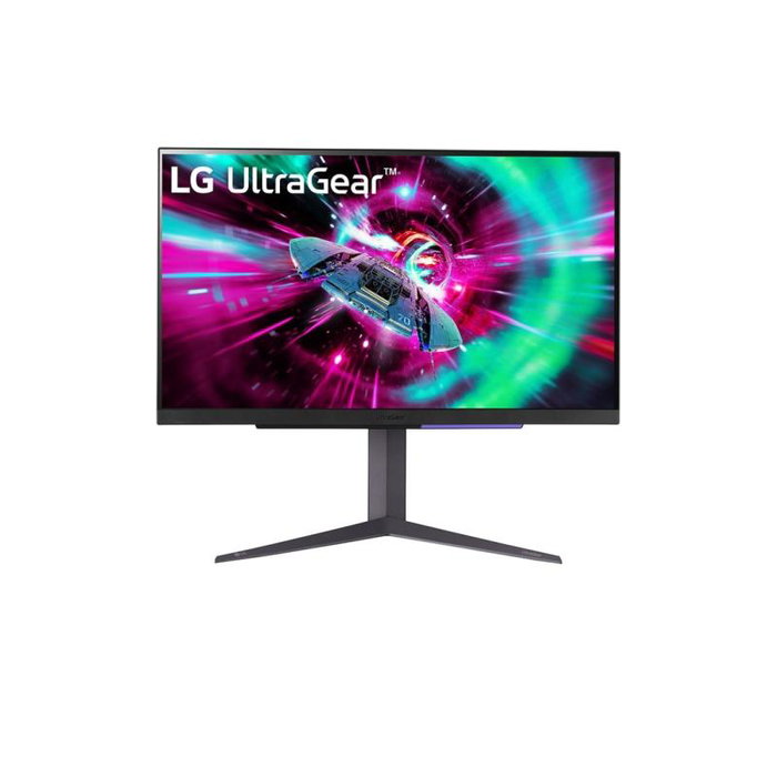 LG 27GR93U-B Moniteur Gaming 4K 27 Pouces 160 Hz HDMI 2.1 G-Sync Compatible FreeSync Premium Pro, Réf. 27GR93U-B.AEU