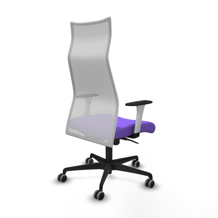 Piqueras y Crespo Chaise de Bureau Albacete Lila et Blanc Piqueras y Crespo Chaise de Bureau Albacete Lila et Blanc