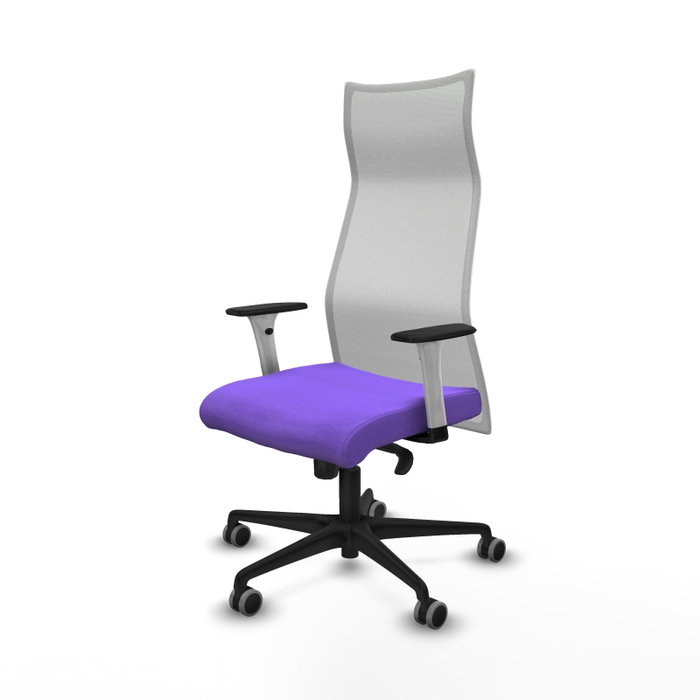 Piqueras y Crespo Chaise de Bureau Albacete Lila et Blanc Piqueras y Crespo Chaise de Bureau Albacete Lila et Blanc