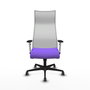 Piqueras y Crespo Chaise de Bureau Albacete Lila et Blanc