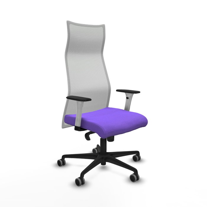 Piqueras y Crespo Chaise de Bureau Albacete Lila et Blanc Piqueras y Crespo Chaise de Bureau Albacete Lila et Blanc