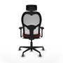 Piqueras y Crespo Chaise de Bureau Jorquera 3D036G2 Orange Foncé