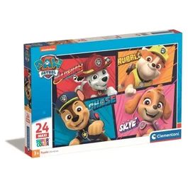 Clementoni - Pat' Patrouille - Puzzle Éducatif Enfant - 24 Pièces Maxi - Jeu pour Développer l'Observation