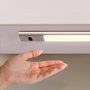 Emuca Luminaire LED Kaus rechargeable USB, L 600 mm, Anodisé mat