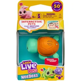 Moose Toys Little Live Pets Lil' Needees - Peluche interactive aléatoire - Animaux de poche avec sons et réactions - Collection de 13 modèles