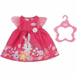 Baby Born Robe à motif fleurs avec manches en tulle pour poupon 43cm