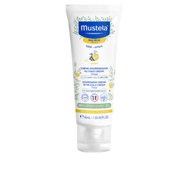 Mustela Crème visage nourrissante bébé-enfant à la Cold Cream, Cire d'Abeille BIO, Peaux Sèches, 40 ml