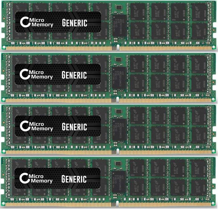 CoreParts Kit de Mémoire RAM 64 Go (4x16 Go) DDR4 2133 MHz PC4-17000 CoreParts Kit de Mémoire RAM 64 Go (4x16 Go) DDR4 2133 MHz PC4-17000